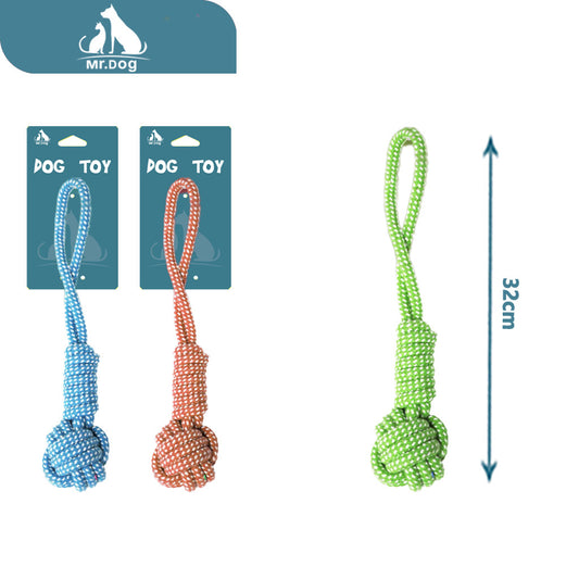 Juguete para mascota s002 bola de cerclaje portátil de 7 piezas, 32 cm, 90 g paq. con 12 pzas