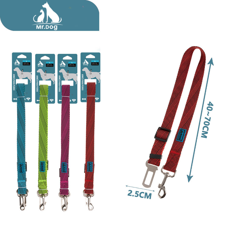 Correa seguridad de seguridad para coche q026 de 2,5 cm de sarga, 4070 cm paq. con 12 pzas
