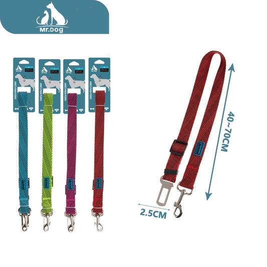 Correa seguridad de seguridad para coche q026 de 2,5 cm de sarga, 4070 cm paq. con 12 pzas
