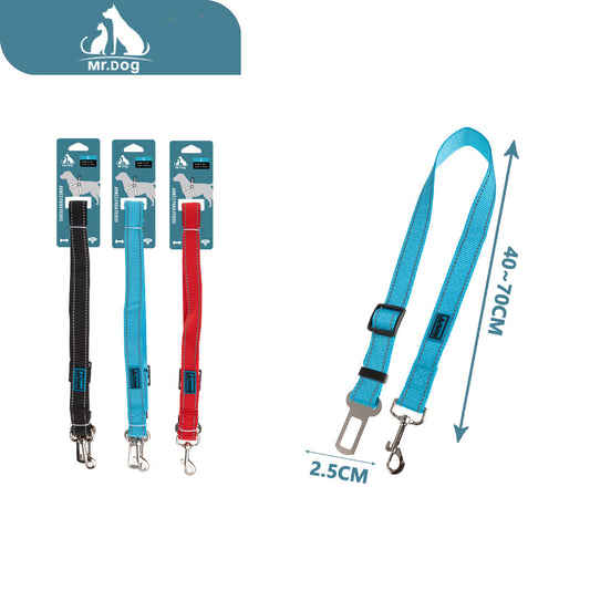 Correa seguridad de seguridad para coche q037 de 2,5 cm, de seda reflectante, 4070 cm paq. con 12 pzas
