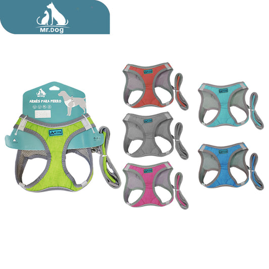 Set de Arnés de pecho catiónico esmerilado x16a con cuerda de tracción paq. con 6 pzas
