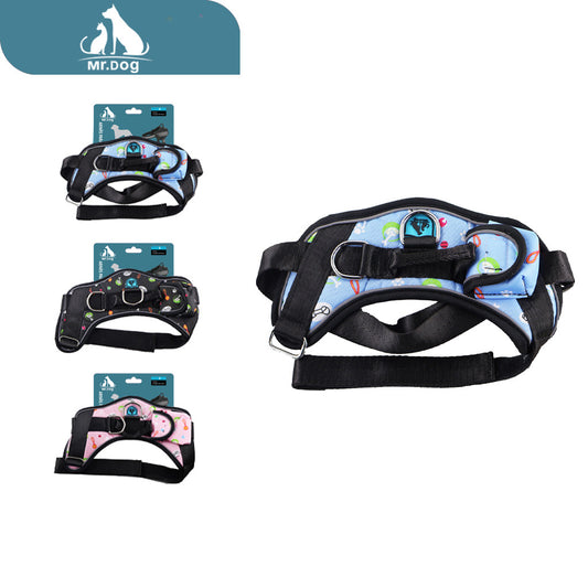 Arnés riñonera de color mochila de pecho k9 s paq. con 6 pzas