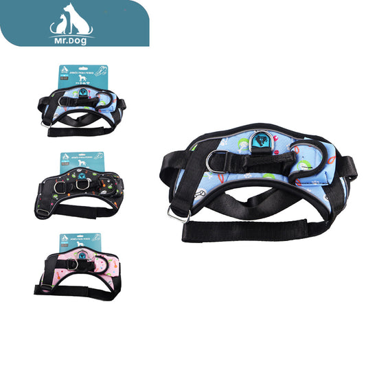 Arnés de pecho k9 xl con estampado floral paq. con 6 pzas