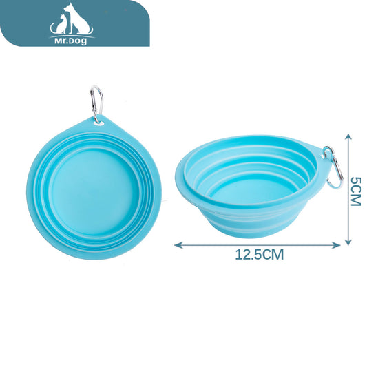 Juguete para mascota tazón plegable mediano 156/500 ml paq. con 12 pzas