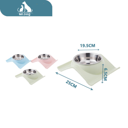 Plato para mascota forma de Plato para mascota individual a prueba de fugas 25×19.5×6.5cm paq. con 12 pzas