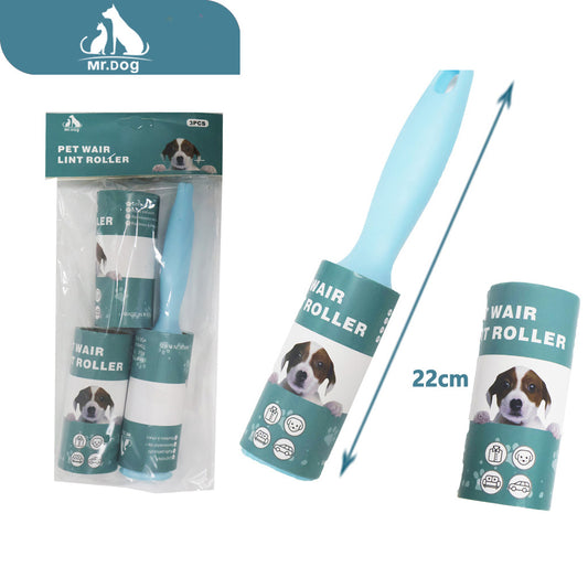 1×30 hojas de pincel adhesivo de 22 cm dos rollos de papel adhesivo, asa de tarjeta plegable azul paq. con 12 pzas