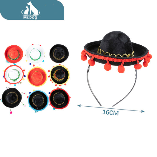 Sombrero gdmgm06xl 16×16 x 7 colores variados paq. con 12 pzas