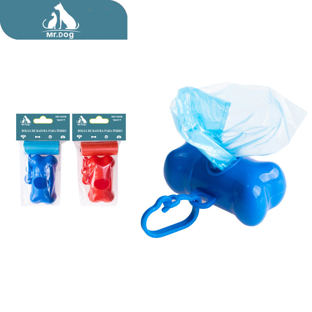 Dispensador de Bolsas para Popó Mr. Dog – Porta Bolsas de Paseo 🐾