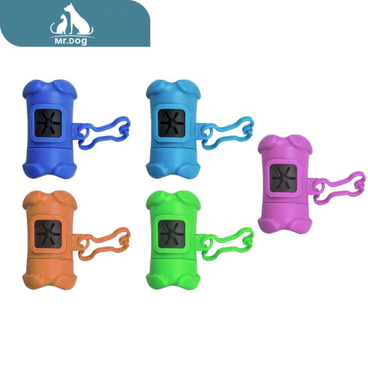 Bolsa de basura hexagonal esmerilado con cuero 1 rollo de bolsa de basura de color sólido paq. con 12 pzas