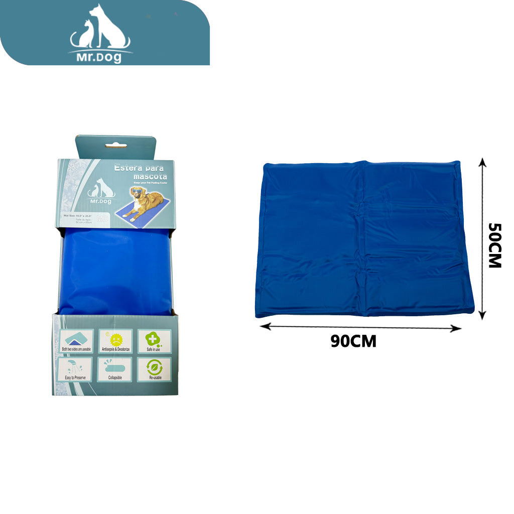 Manta rerescante de color de almohadilla de hielo azul paq. con 6 pzas