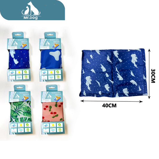 Manta rerescante de color para almohadillas de hielo impresas paq. con 24 pzas