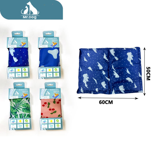 Manta rerescante de color para almohadillas de hielo impresas paq. con 9 pzas