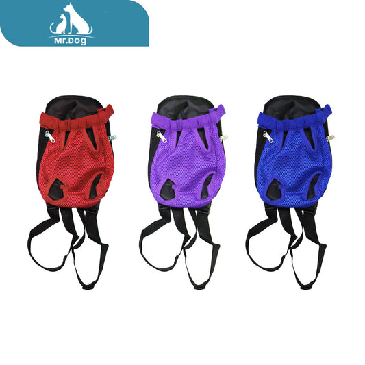 Bolsa para mascota para perros de cuatro esquinas 600d malla xl 3,56,5 kg paq. con 6 pzas