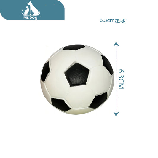 Juguete para mascota 85 g liso balón de fútbol de 6,3 cm paq. con 12 pzas