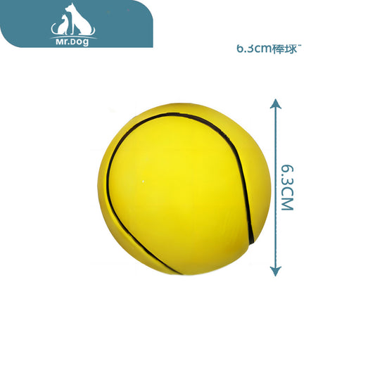 Juguete para mascota 85 g liso 6,3 cm de béisbol paq. con 12 pzas