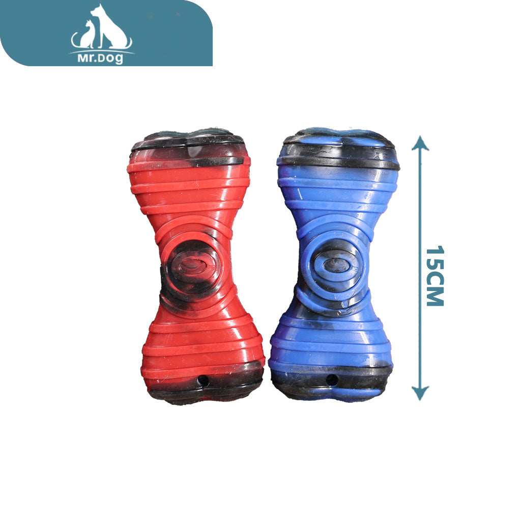 Juguete para mascota hs04 hueso de color mixto 15×7x4.2 paq. con 12 pzas
