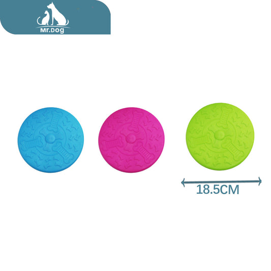 Juguete para mascota frisbee de hueso pequeño 18,5×18,5 paq. con 10 pzas