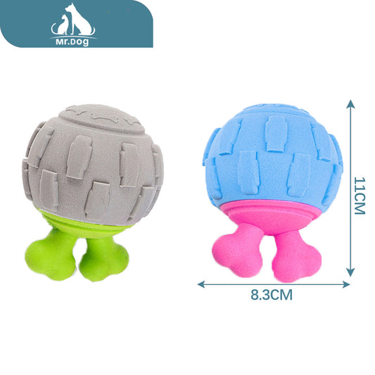 Juguete para mascota molar gris/azul pronunciación 11083mm bola de llamada paq. con 12 pzas