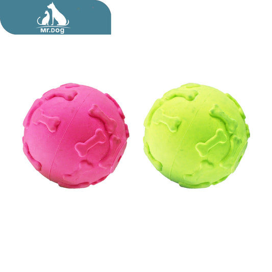 Juguete para mascota de hueso sonora paq. con 12 pzas