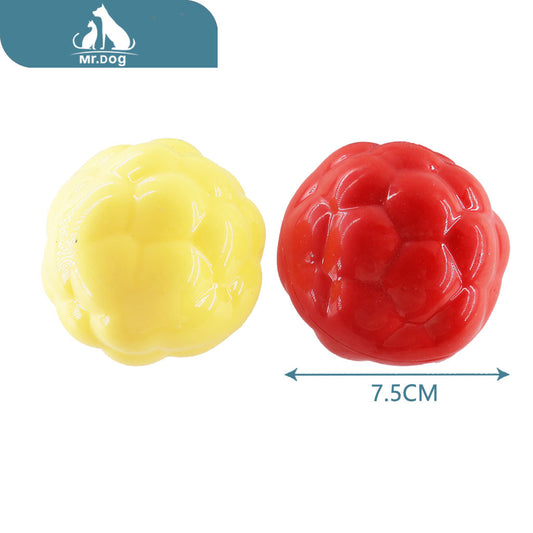 Juguete para mascota maracuyá 7,5cm paq. con 12 pzas