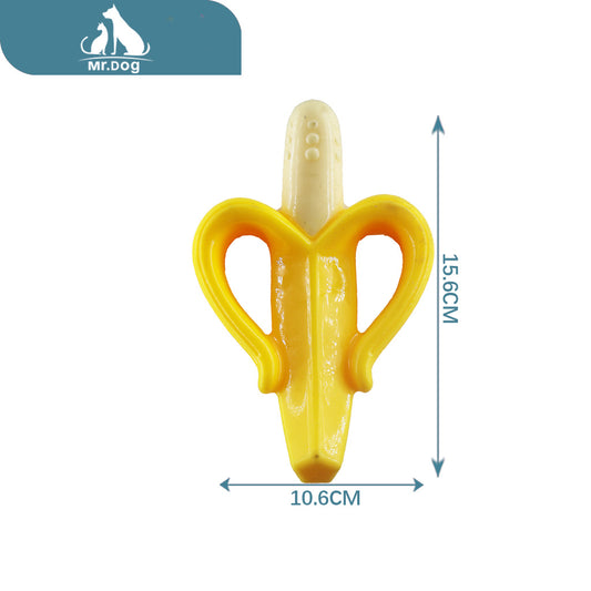 Juguete para mascota plátano 15,610,6 cm paq. con 12 pzas