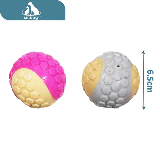 Juguete para mascota bola texturizada de 6,5 cm paq. con 12 pzas