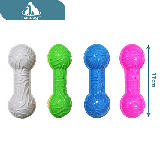 Juguete para mascota mancuerna con sonda 177cm paq. con 12 pzas