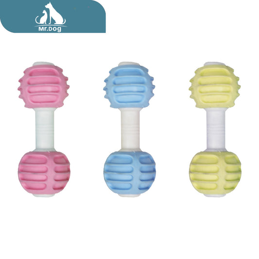 Juguete para mascota de bola pequeña cóncava y convexa tpr paq. con 12 pzas
