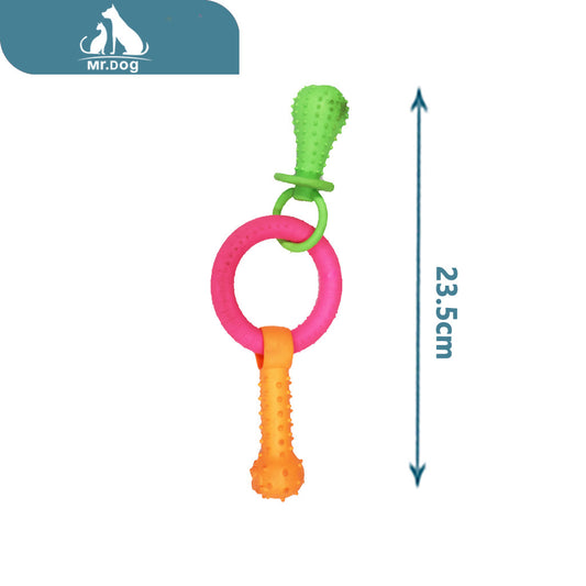 Juguete para mascota para chupete c003 23,5 cm 80 g paq. con 12 pzas