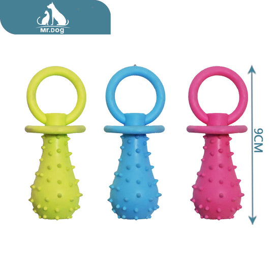 Juguete para mascota chupete de juguete 9cm22 paq. con 12 pzas