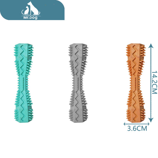 Juguete para mascota palillo de limpieza dental hexagonal 14,2×3,6 cm 51 paq. con 12 pzas
