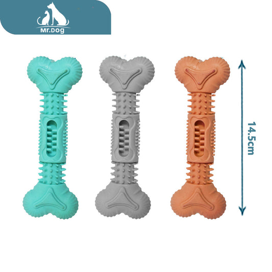 Juguete para mascota hueso para limpieza dental 14,5 cm 86,6 paq. con 12 pzas