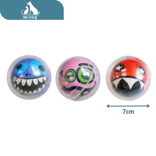 Juguete para mascota de esponja jh6078tpr de 7 cm de diámetro paq. con 12 pzas