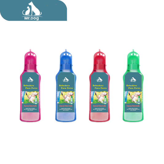 Botella para mascota a250ml vaso de agua simple para exteriores 256.5 paq. con 12 pzas