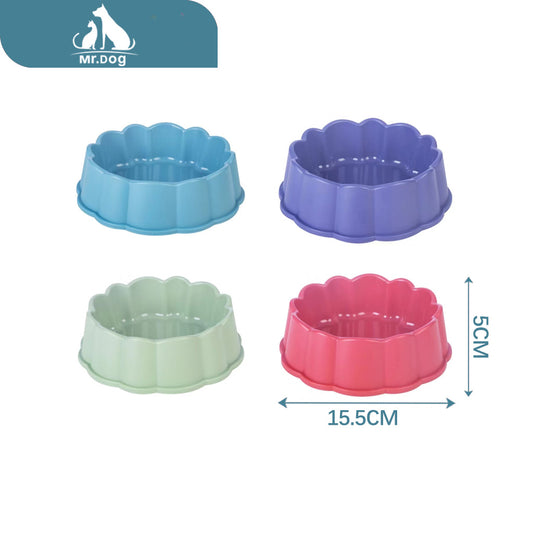 Plato para mascota pequeño de encaje individual 4515,5×5 paq. con 12 pzas