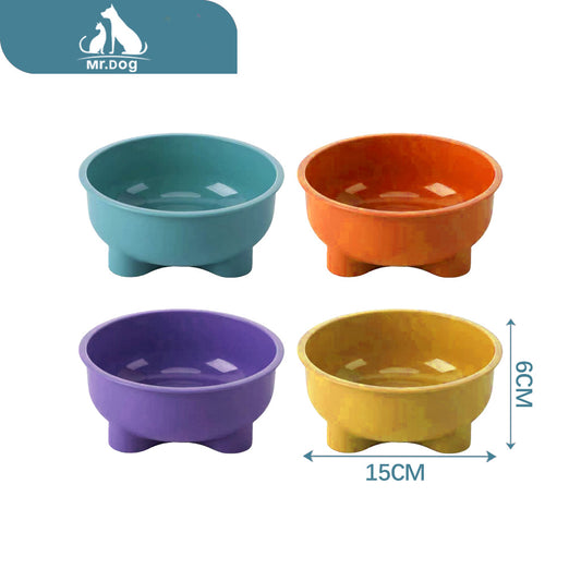 Plato para mascota para mascotas 1001pp de cuatro colores, 56 g, 15×15 x 6 paq. con 12 pzas
