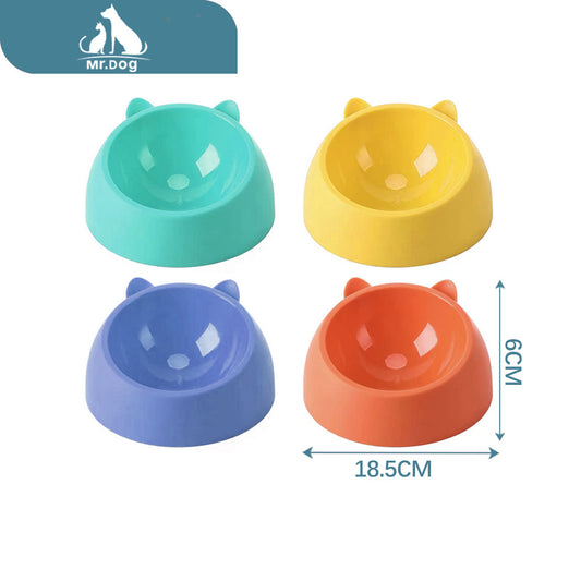 Plato para mascota tazón individual cuatro colores 85g 18189 paq. con 12 pzas