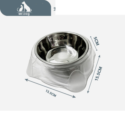 Plato para mascota para mascotas 10101pet revestimiento de acero inoxidable 138 g 15,5×15,5×5 paq. con 12 pzas
