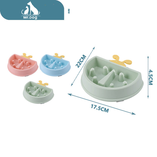 Plato para mascota 1 tazón de comida lenta ladybug a granel 1274,5×17,5×22 paq. con 12 pzas