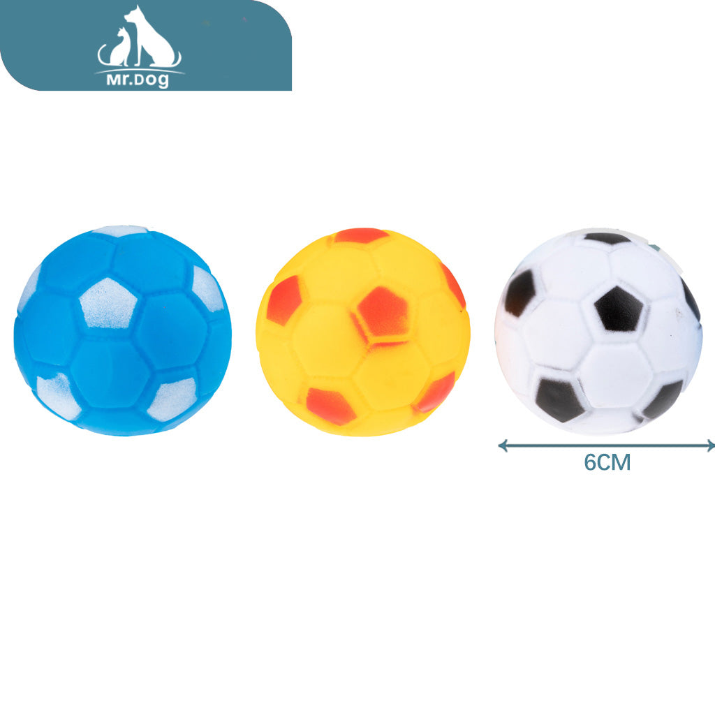 Juguete para mascota balón de fútbol pequeño 66 paq. con 12 pzas