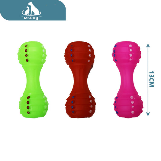 Juguete para mascota más mancuernas pequeñas 5,5×13 cm paq. con 12 pzas