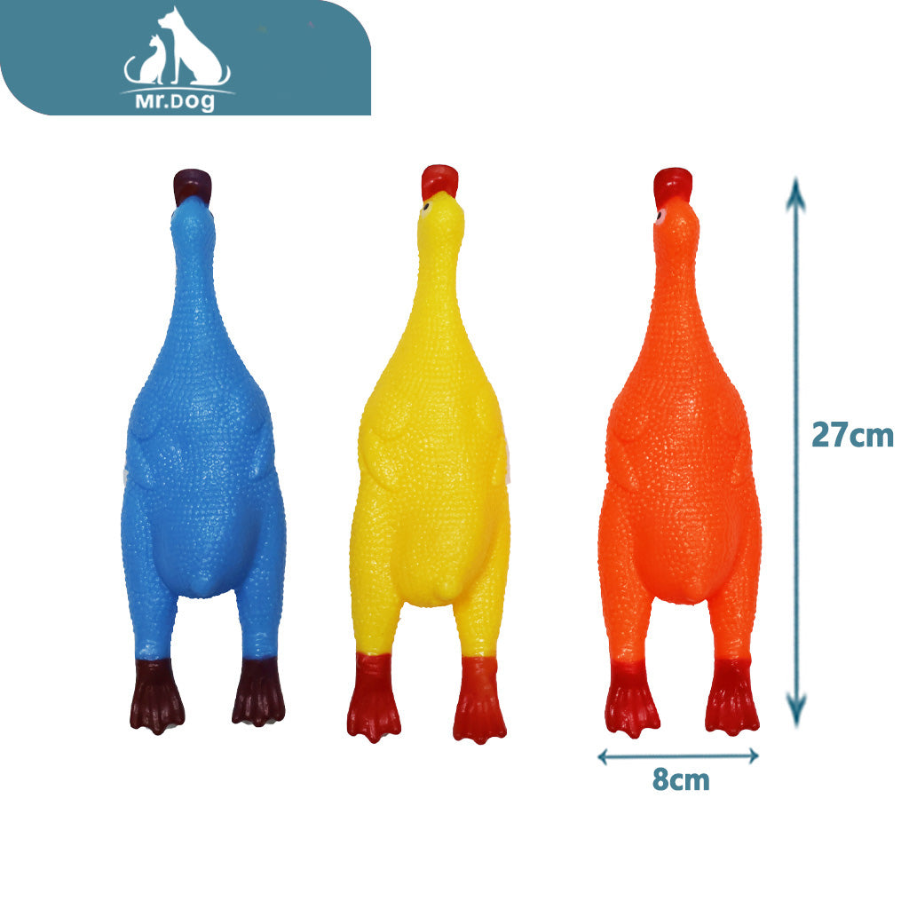 Juguete para mascota pato prensado 278 juguete para mascotas 95 g paq. con 12 pzas