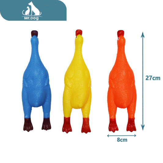 Juguete para mascota pato prensado 278 juguete para mascotas 95 g paq. con 12 pzas