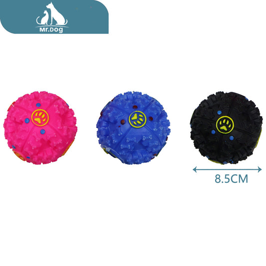 Juguete para mascota bola antigoteo pequeña 705705 juguete para mascotas 60 g paq. con 12 pzas
