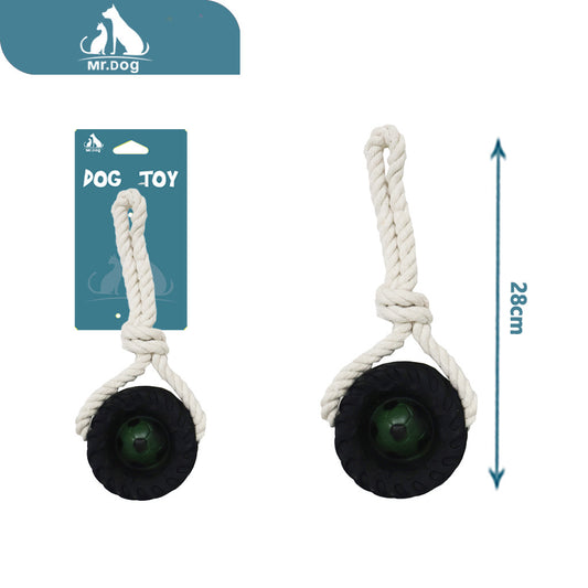 Juguete para mascota correa para neumático 28, juguete para mascotas, 72 g paq. con 12 pzas