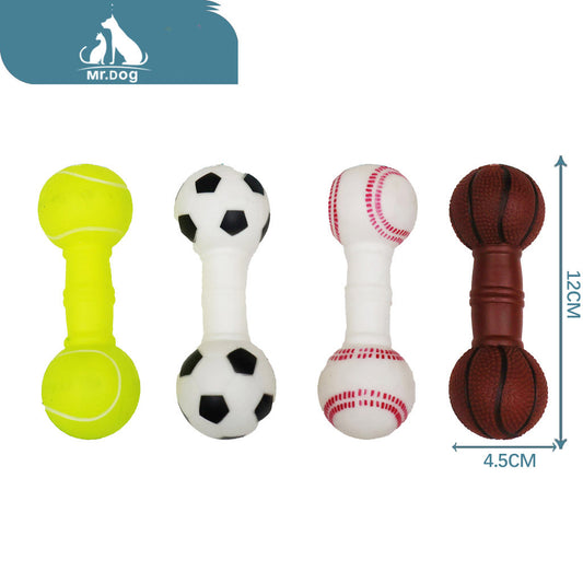 Juguete para mascota deportivas hx244 de 65 g para cuatro deportes paq. con 12 pzas