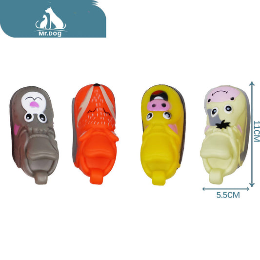 Juguete para mascota 7 cuatro zapatos de animales mixtos 115,5 cm 70 g paq. con 12 pzas