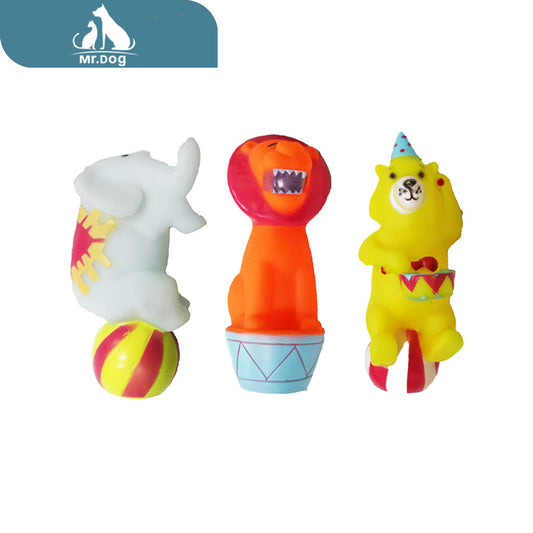 Juguete para mascota tres acrobacias mixtas 50g paq. con 12 pzas