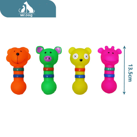 Juguete para mascota de cuatro animales hx218 13,5×7 cm 38 g paq. con 12 pzas