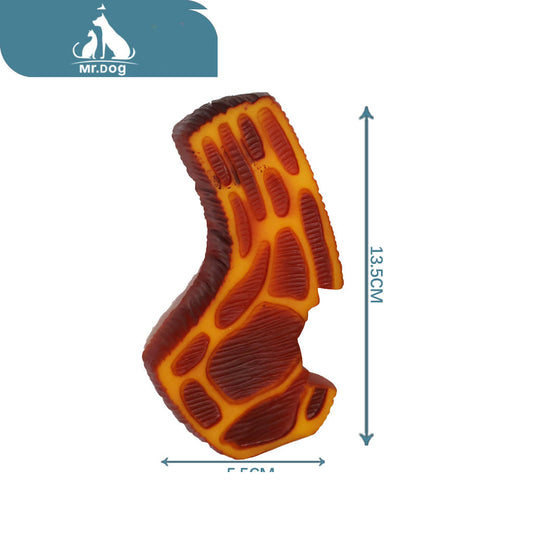 Juguete para mascota filete mediano 13,55,5 cm 45 g paq. con 12 pzas
